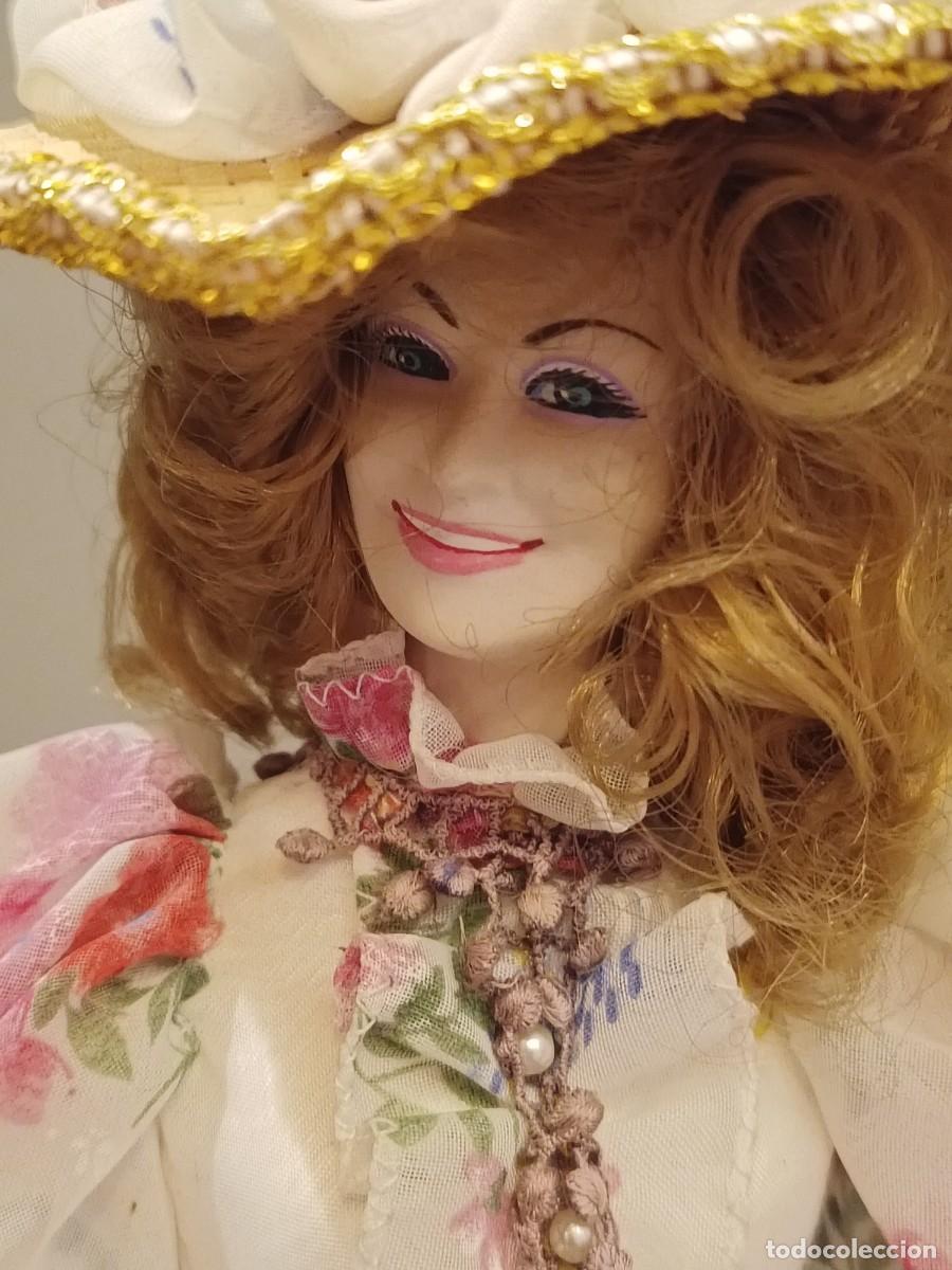 Mu&ntilde;ecas espa&ntilde;olas modernas: Mu&ntilde;eca de coleccion Marin de Porcelana edicion limitada