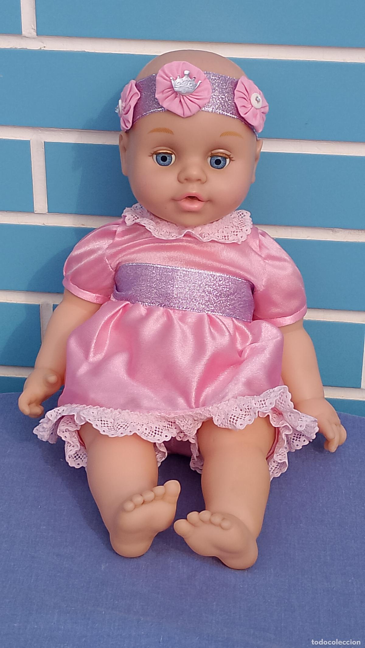 Mu&ntilde;ecas espa&ntilde;olas modernas: Antigua mu&ntilde;eca beb&eacute; Princesa Alexa de Mattel de 41 cm
