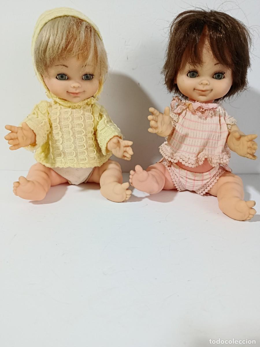 Mu&ntilde;ecas espa&ntilde;olas modernas: DOS MU&Ntilde;ECAS DE LOS A&Ntilde;OS 60-70.NI&Ntilde;A Y NI&Ntilde;O CARA GRACIOSA