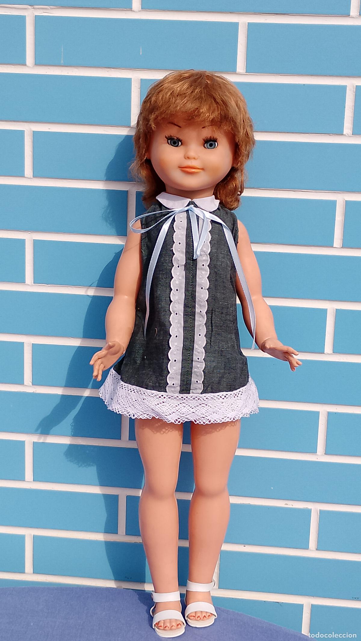 Mu&ntilde;ecas espa&ntilde;olas modernas: Antigua mu&ntilde;eca maniqu&iacute; de 65 cm de los a&ntilde;os 60