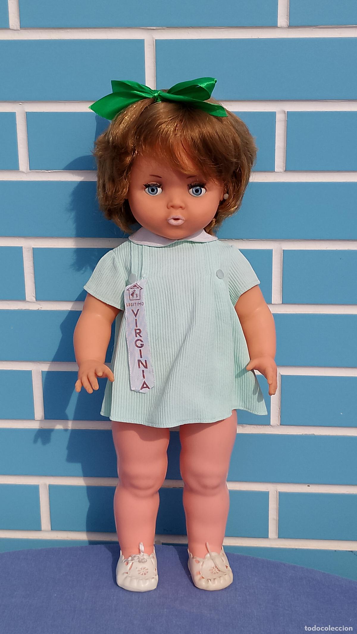 Mu&ntilde;ecas espa&ntilde;olas modernas: Antigua mu&ntilde;eca Virginia de Novo Gama de 47 cm de los a&ntilde;os 60