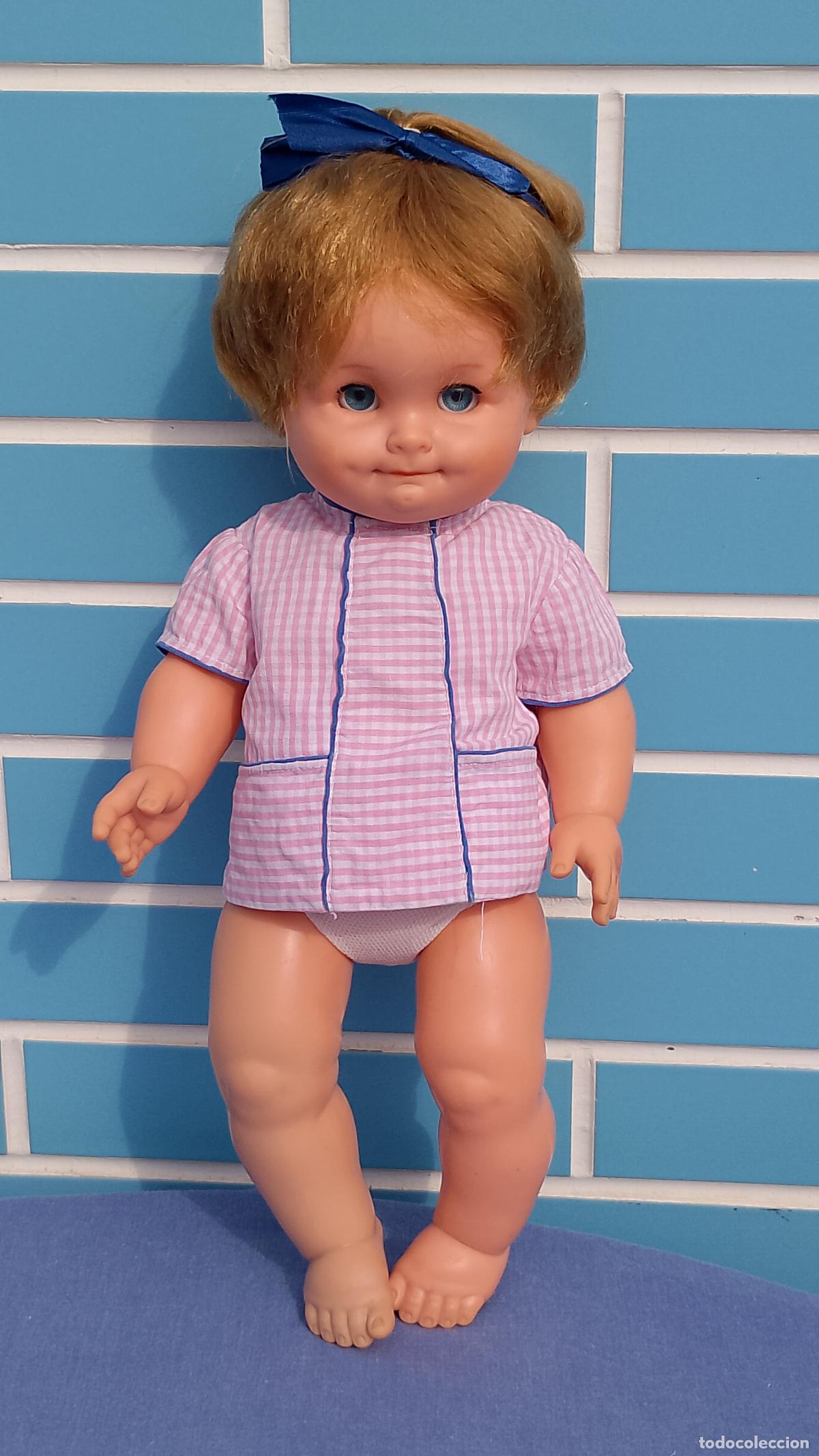 Mu&ntilde;ecas espa&ntilde;olas modernas: Antigua mu&ntilde;eca Bebita de Icsa de las tres razas dif&iacute;cil de encontrar