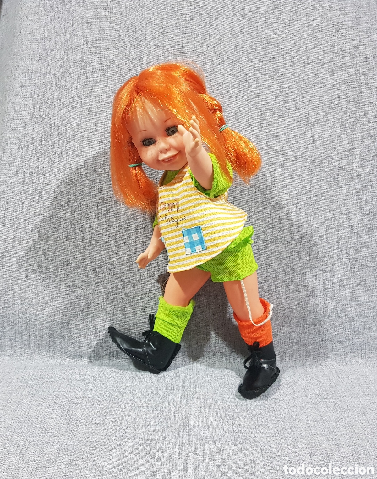 Mu&ntilde;ecas espa&ntilde;olas modernas: PIPPI CALZASLARGAS TOYSE. ESPA&Ntilde;A. OJOS DURMIENTES