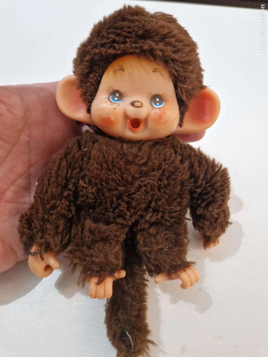 Mu&ntilde;ecas espa&ntilde;olas modernas: antiguo mu&ntilde;eco Monchichi virkiki vir sekiguchi japan a&ntilde;os 70 vintage peluche