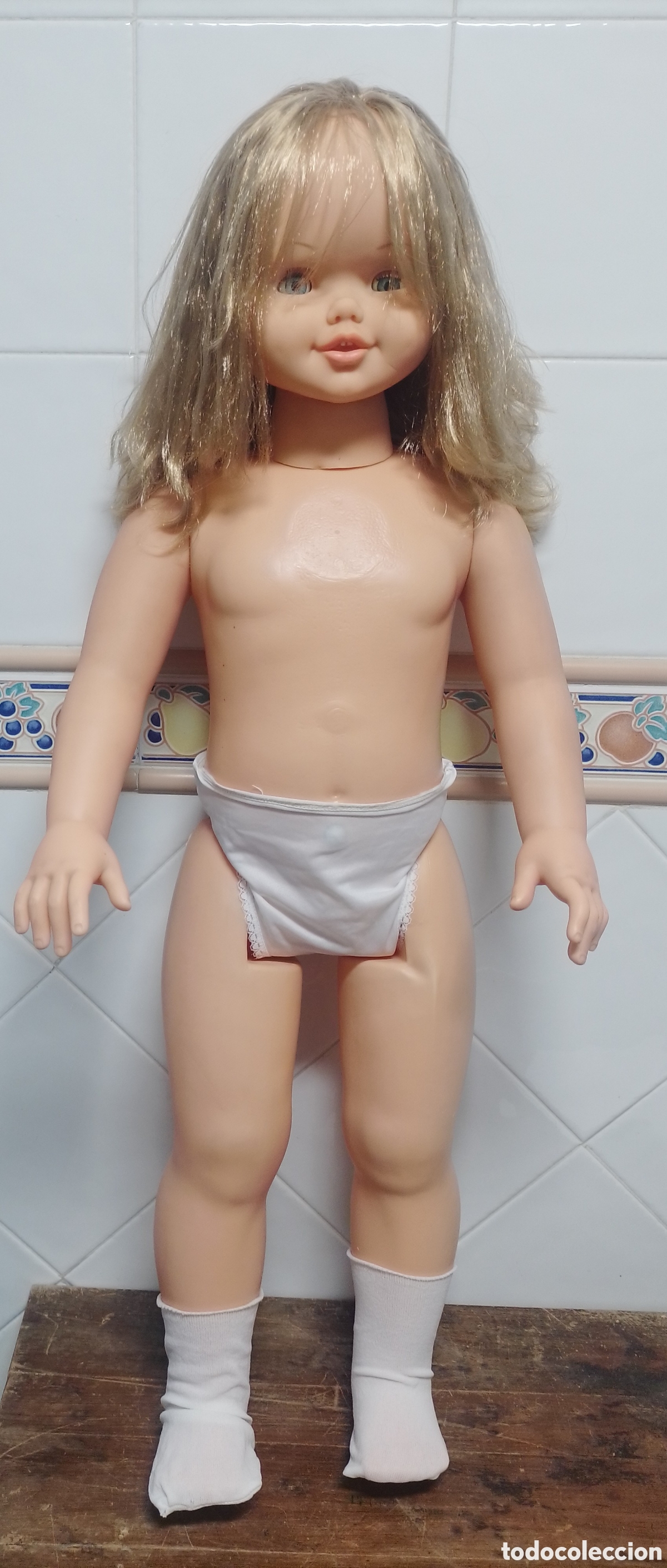 Mu&ntilde;ecas espa&ntilde;olas modernas: Antigua mu&ntilde;eca Jesmar 90cm. - Foto 5
