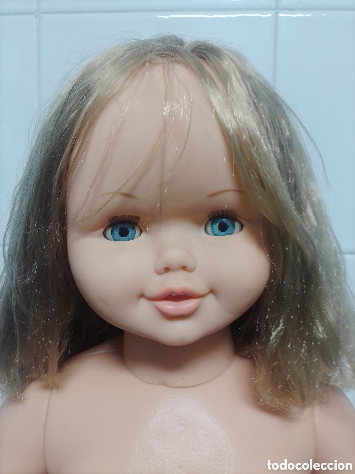Mu&ntilde;ecas espa&ntilde;olas modernas: Antigua mu&ntilde;eca Jesmar 90cm. - Foto 10