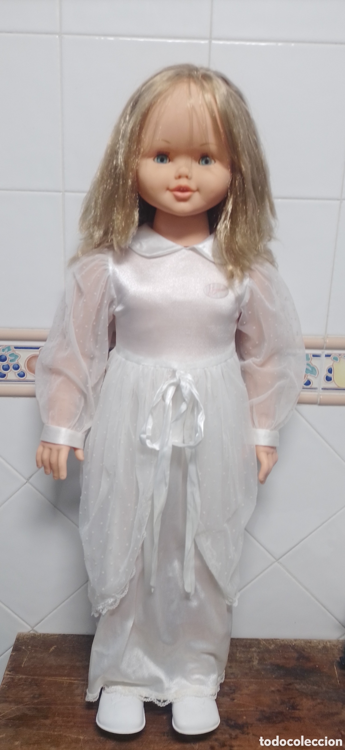 Mu&ntilde;ecas espa&ntilde;olas modernas: Antigua mu&ntilde;eca Jesmar 90cm. - Foto 1