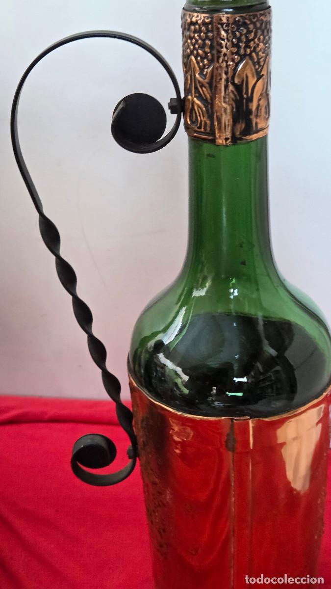 Mu&ntilde;ecas espa&ntilde;olas modernas: botella forrada de lamina de cobre - Foto 2
