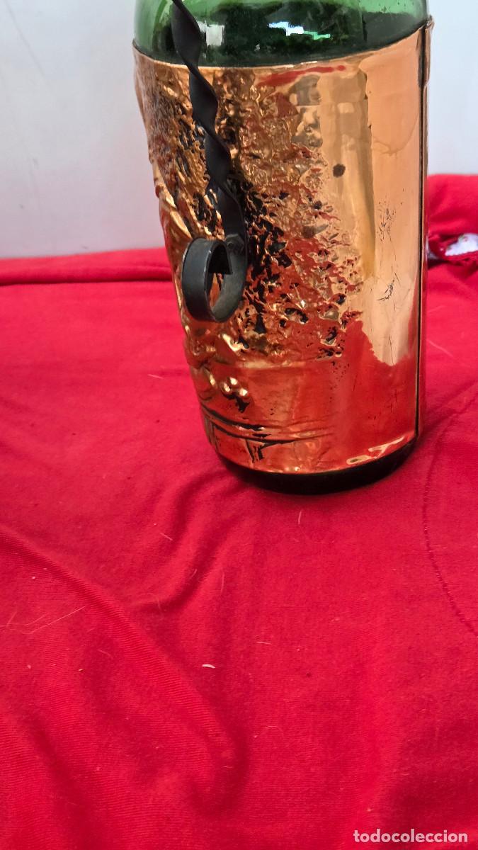 Mu&ntilde;ecas espa&ntilde;olas modernas: botella forrada de lamina de cobre - Foto 5