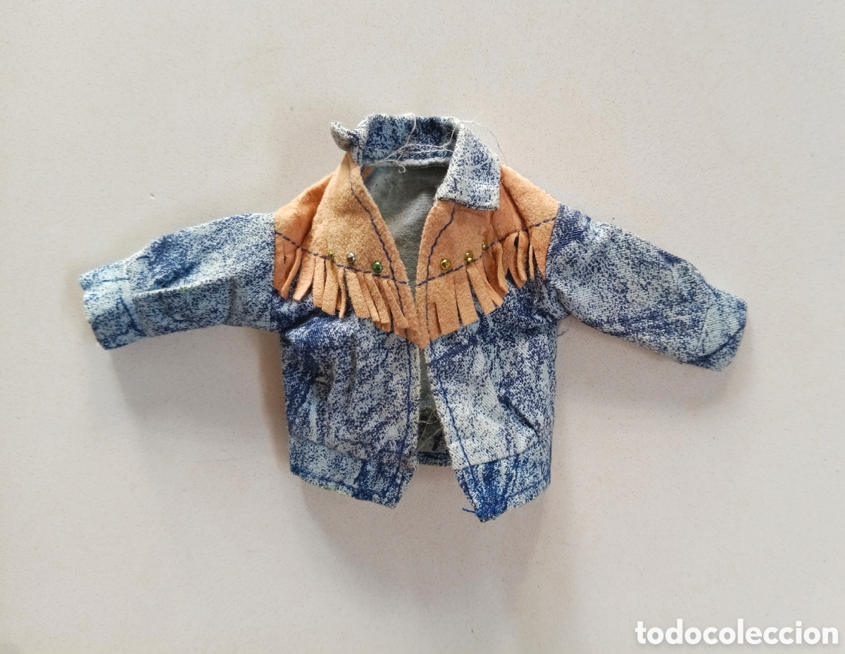 Mu&ntilde;ecas espa&ntilde;olas modernas: Chabel Jeans chaqueta cazadora vaquera Feber a&ntilde;os 90