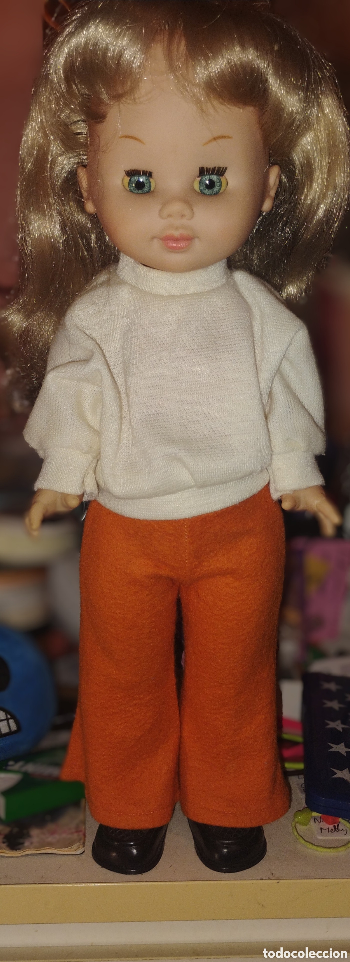 Mu&ntilde;ecas espa&ntilde;olas modernas: &diams;Mu&ntilde;eca ELKE de Mu&ntilde;ecas B.B. - 40 cm - A&ntilde;os 70 - Conjunto Completo Original - Muy Buen Estado