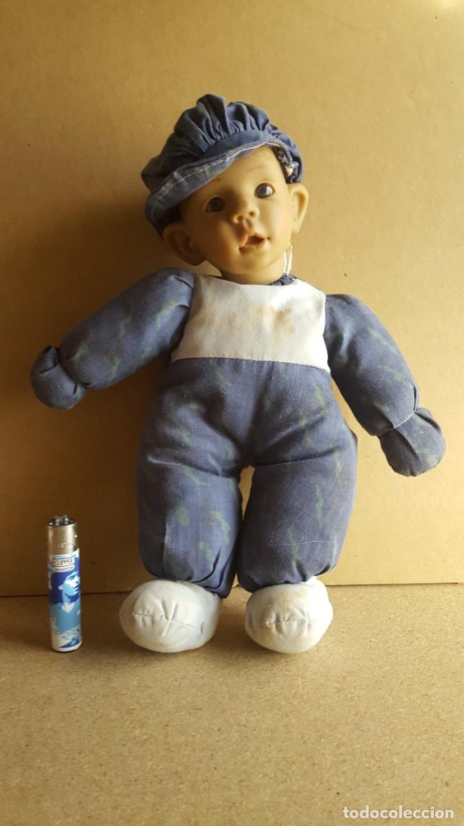 Mu&ntilde;ecas espa&ntilde;olas modernas: Mu&ntilde;eco de trapo, ni&ntilde;o/bebe. Cuerpo de tela y relleno blando.