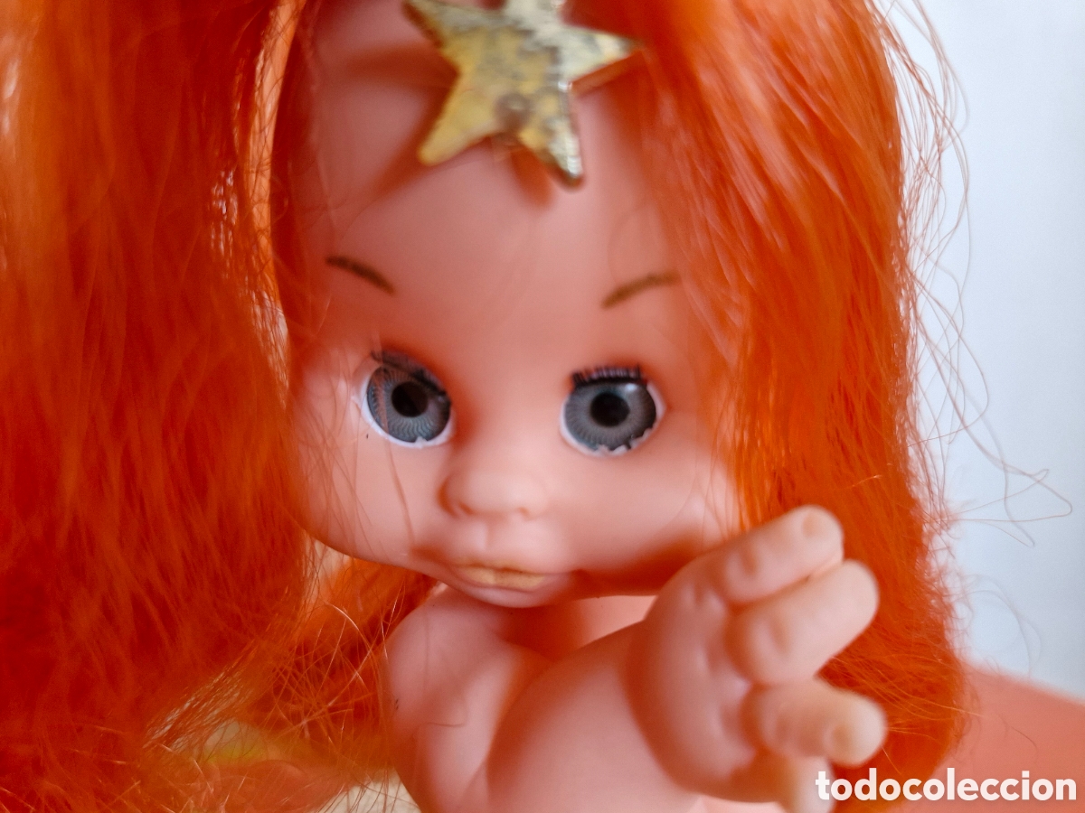 Mu&ntilde;ecas espa&ntilde;olas modernas: MU&Ntilde;ECA HADA DEL BOSQUE.BB 70S.SIN USO. - Foto 2