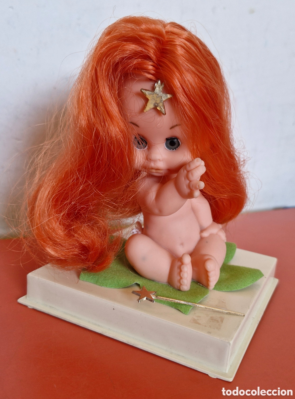 Mu&ntilde;ecas espa&ntilde;olas modernas: MU&Ntilde;ECA HADA DEL BOSQUE.BB 70'S.SIN USO.