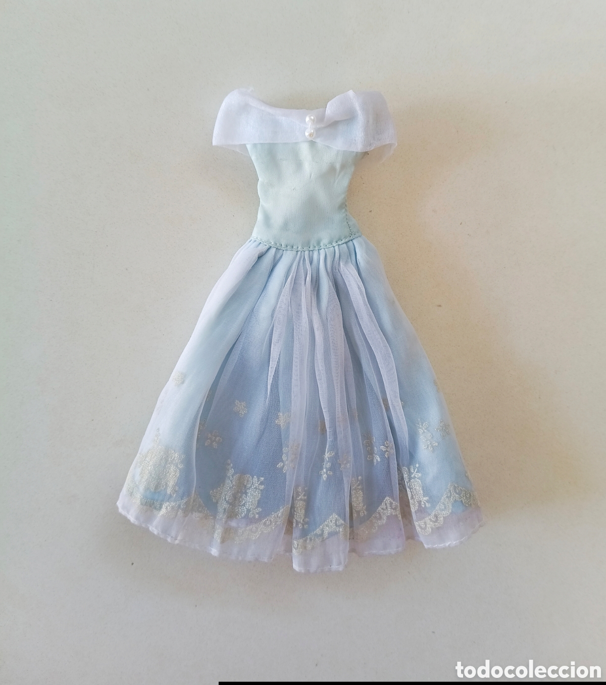 Mu&ntilde;ecas espa&ntilde;olas modernas: Chabel Cenicienta vestido princesa azul celeste Feber a&ntilde;os 80