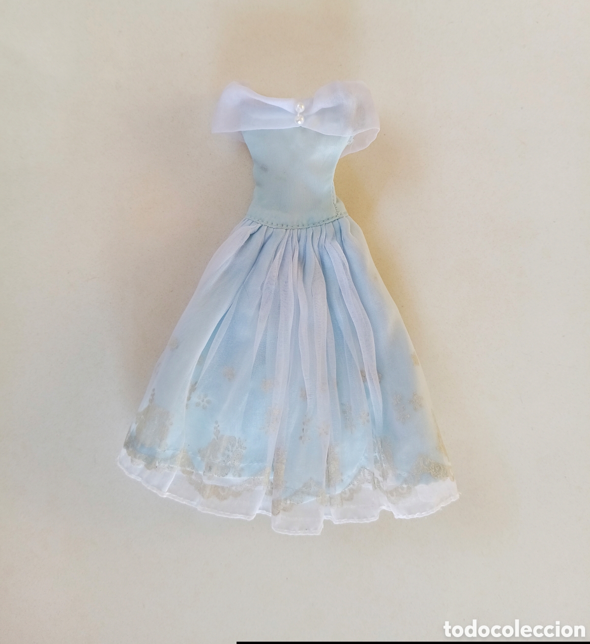 Mu&ntilde;ecas espa&ntilde;olas modernas: Chabel Cenicienta vestido princesa azul celeste Feber a&ntilde;os 80