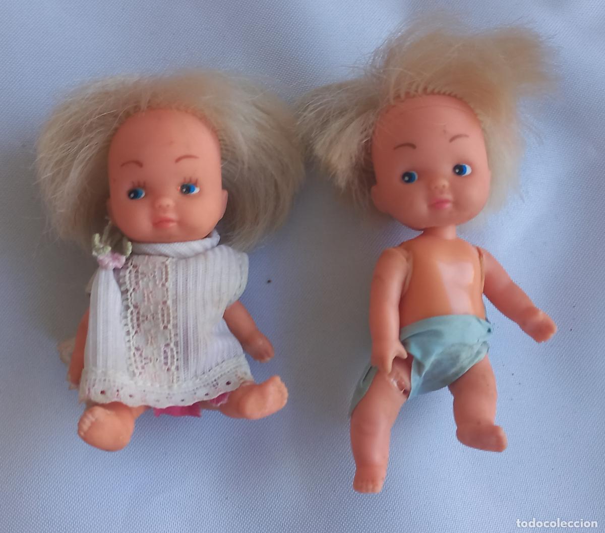 Bambole Spagnole Moderne: 2 mu&ntilde;ecos mellizos hermanos de Chabel, fabricados por Feber a&ntilde;os 80-90.