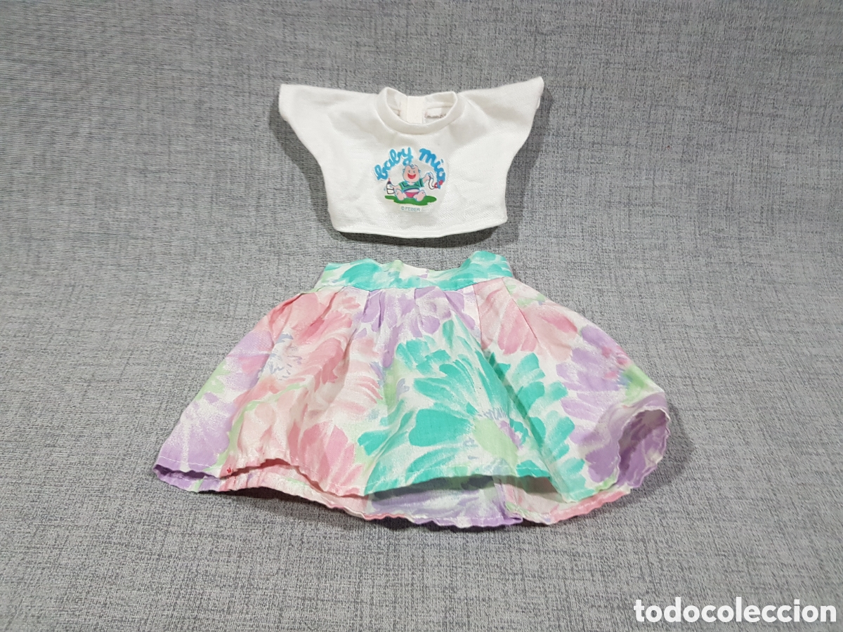 Modern Spanish Dolls: FALDA PARA MU&Ntilde;ECA JESMAR Y JERSEY PARA BABY M&Iacute;O DE FEBER