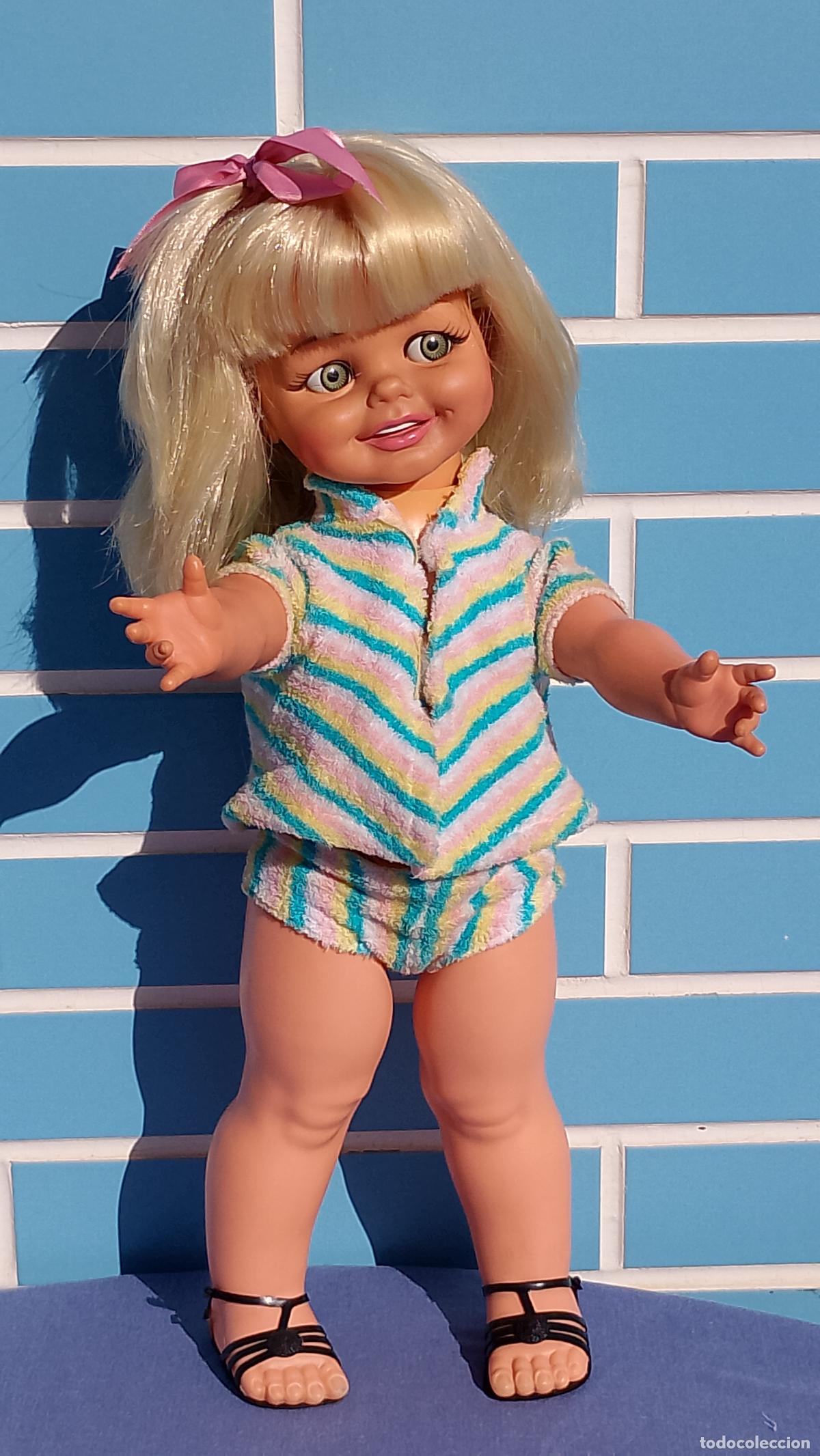 Moderne spanische Puppen: Antigua mu&ntilde;eca Jiji de Ib&eacute;rcia Comercial Icsa, la Giggles espa&ntilde;ola