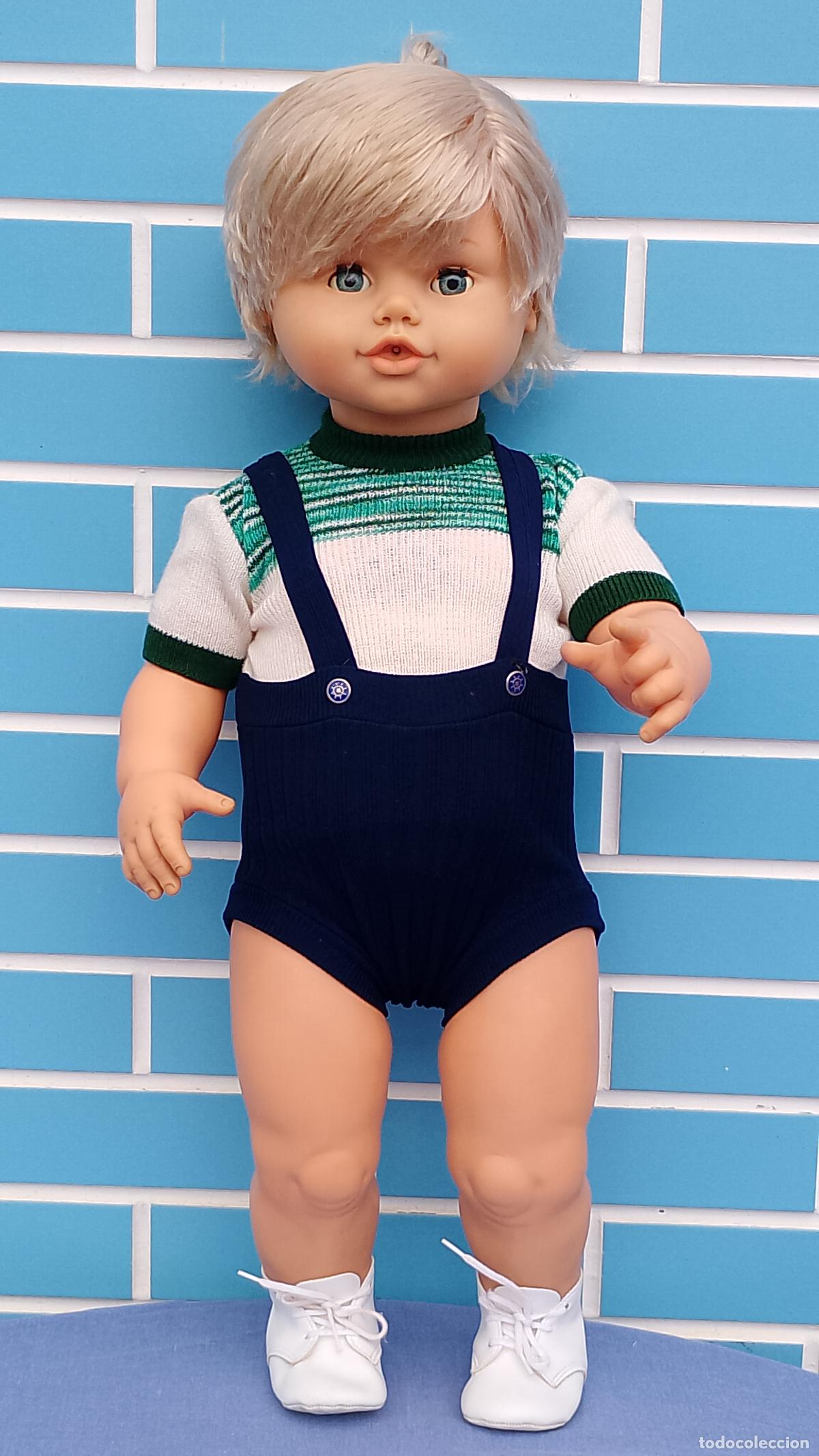 Moderne spanische Puppen: Antiguo mu&ntilde;eco Miguel&iacute;n de Jesmar, hermano de Rosaura de 68 cm