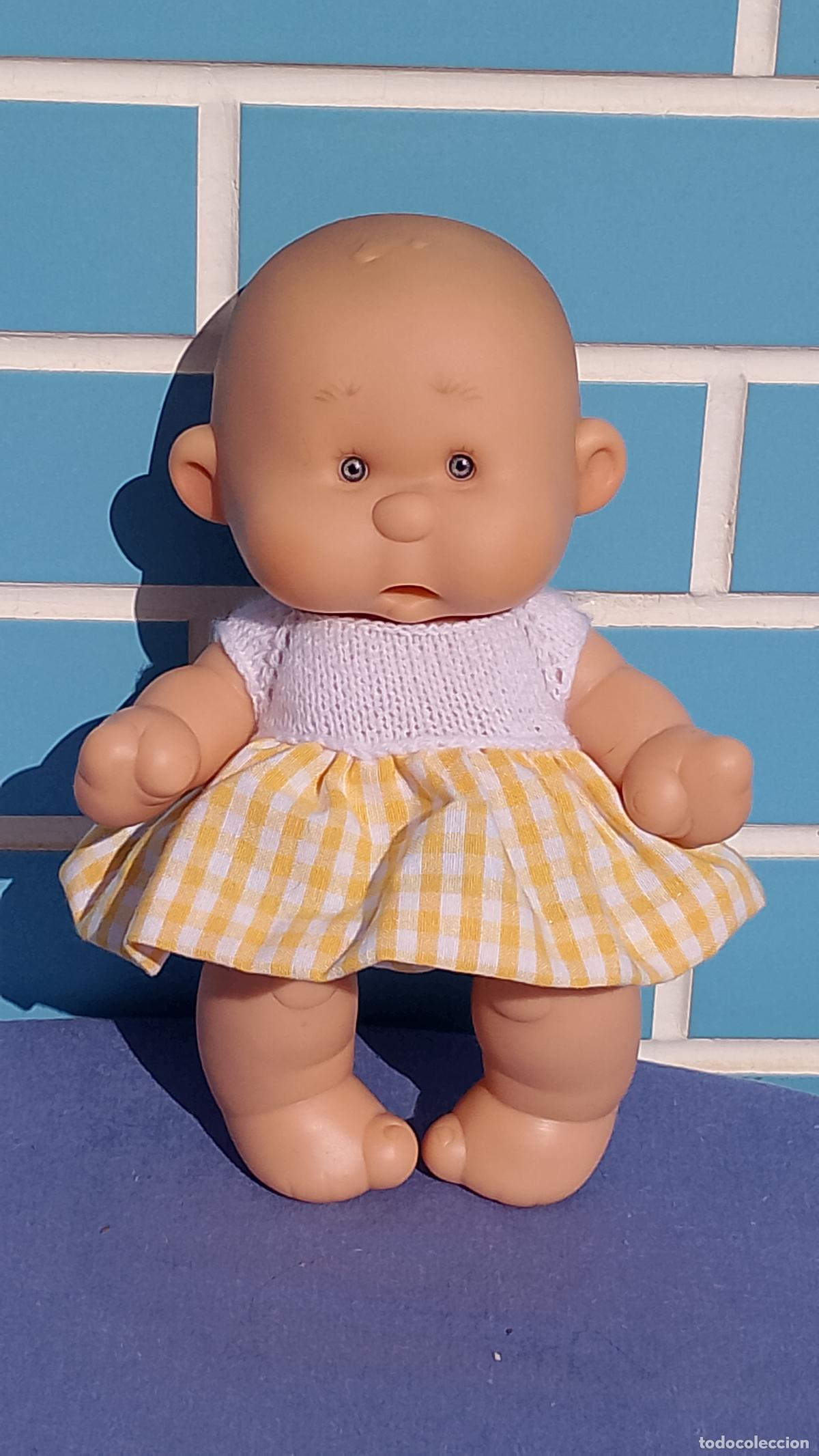 Moderne spanische Puppen: Antigua mu&ntilde;eca beb&eacute; de goma de Gadir Artesanal Sanch&iacute;s