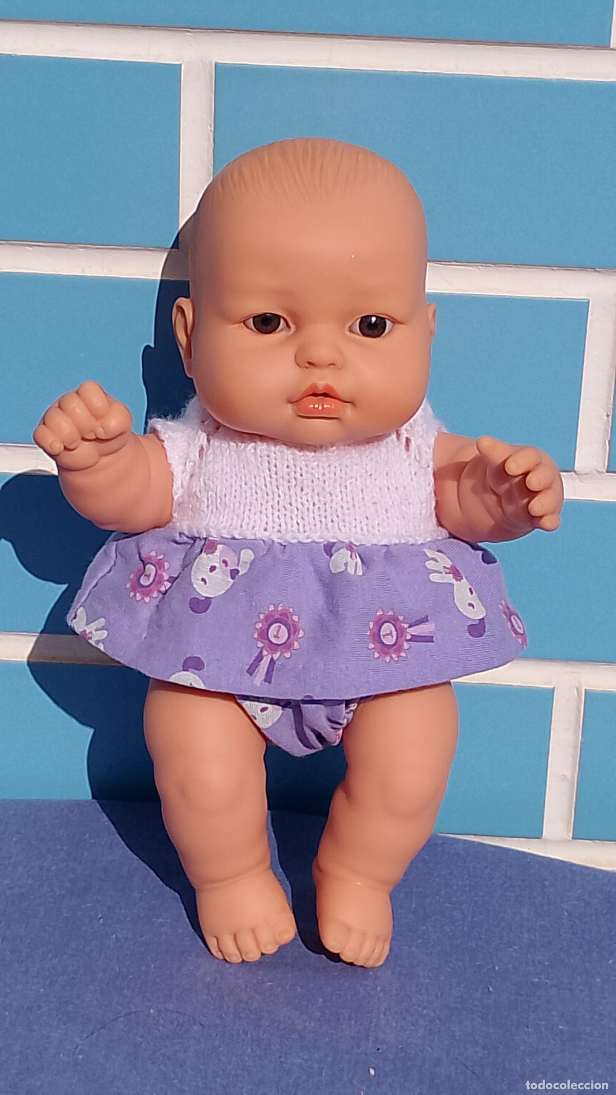 Moderne spanische Puppen: Antigua mu&ntilde;eca beb&eacute; Gordi J. Berna de 24 cm sexada ni&ntilde;a