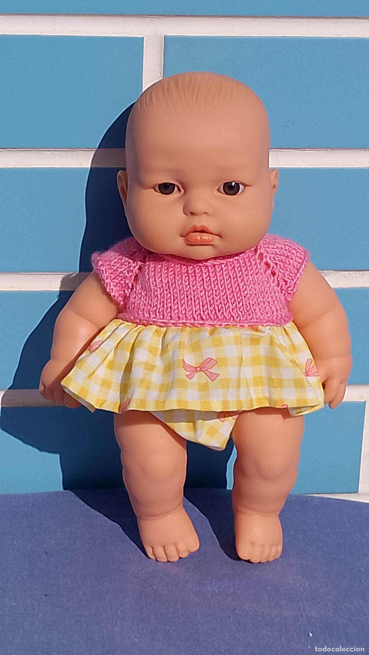 Moderne spanische Puppen: Antigua mu&ntilde;eca beb&eacute; Gordi J. Berna de 24 cm sexada ni&ntilde;a