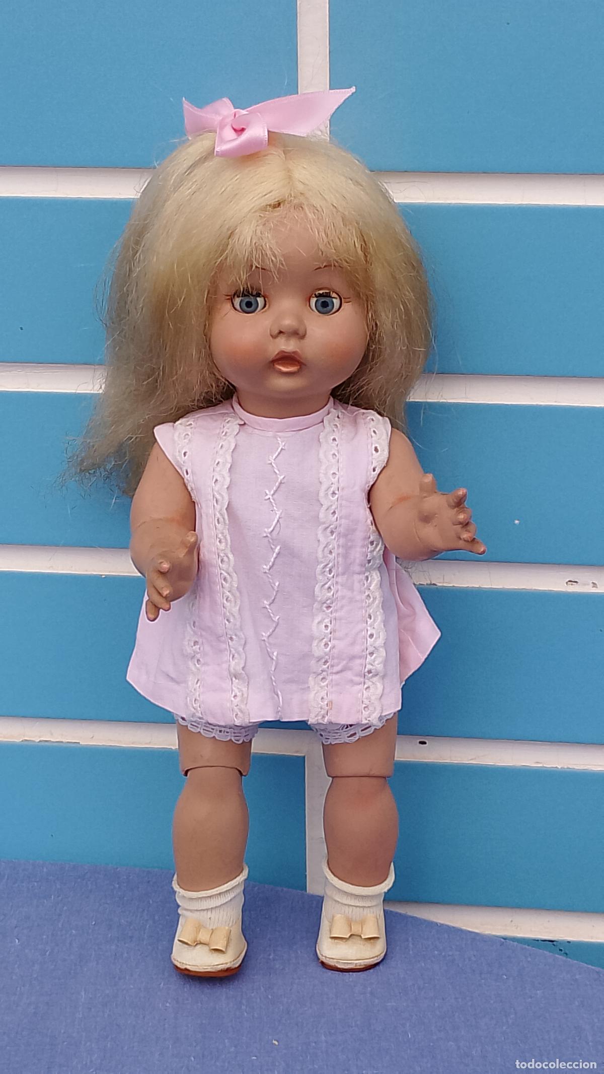 Moderne spanische Puppen: Antigua mu&ntilde;eca &Aacute;ngela o Angelita de Industrias Leb, de los a&ntilde;os 50
