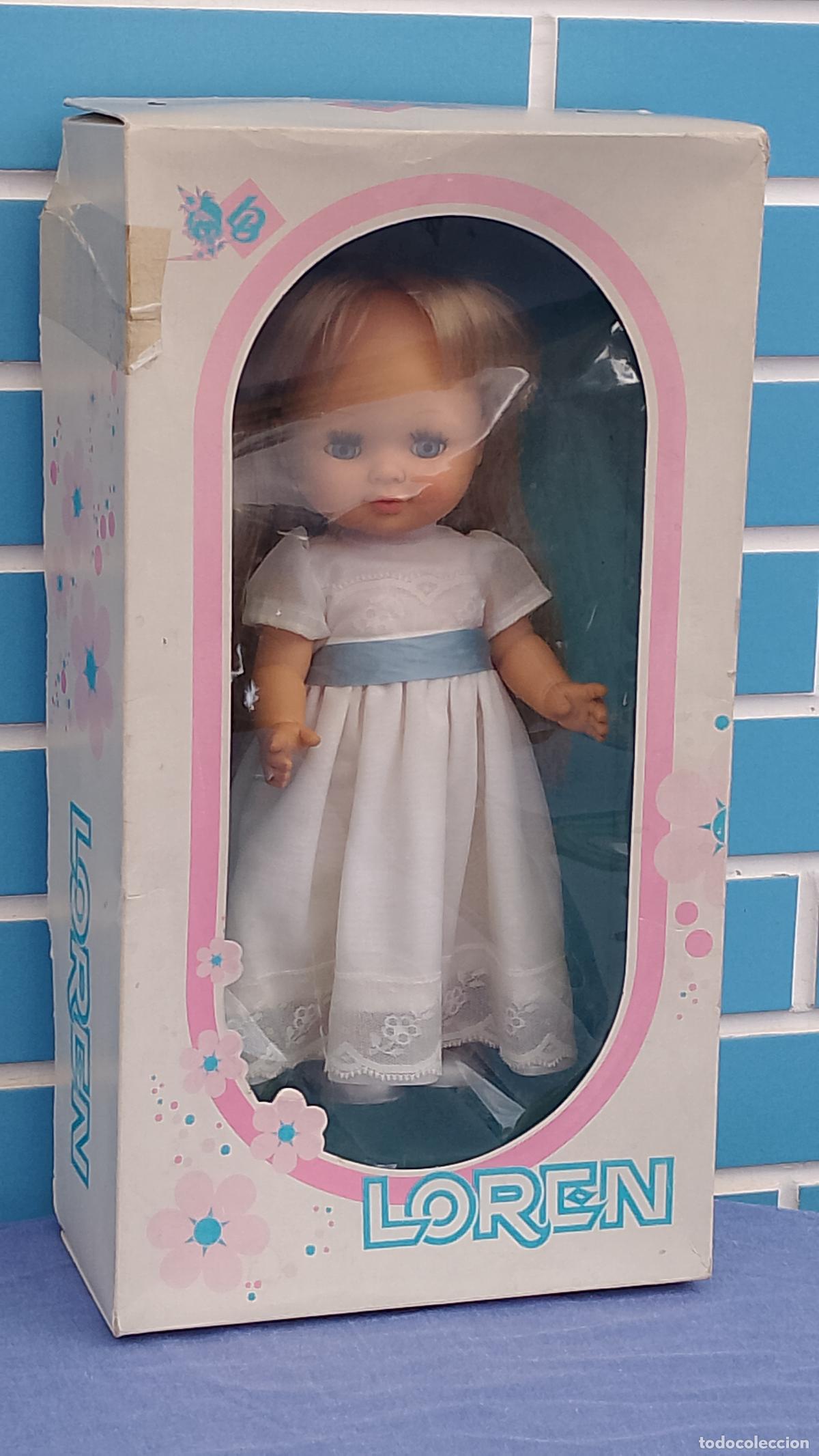 Moderne spanische Puppen: Antigua mu&ntilde;eca Loren de b.b. con su caja