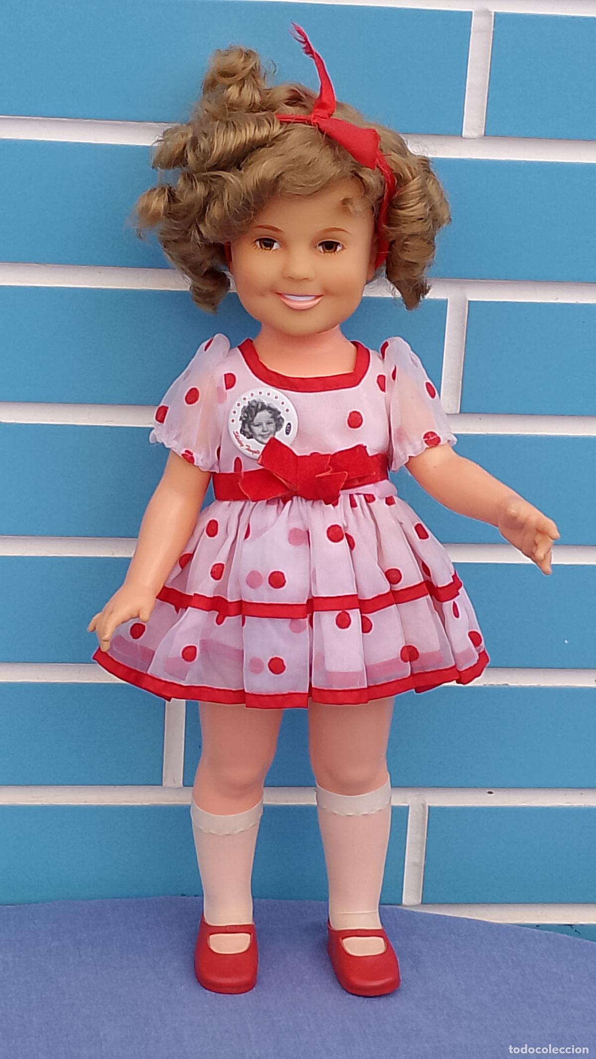 Moderne spanische Puppen: Mu&ntilde;eca antigua americana Shirley Temple de Ideal Toy