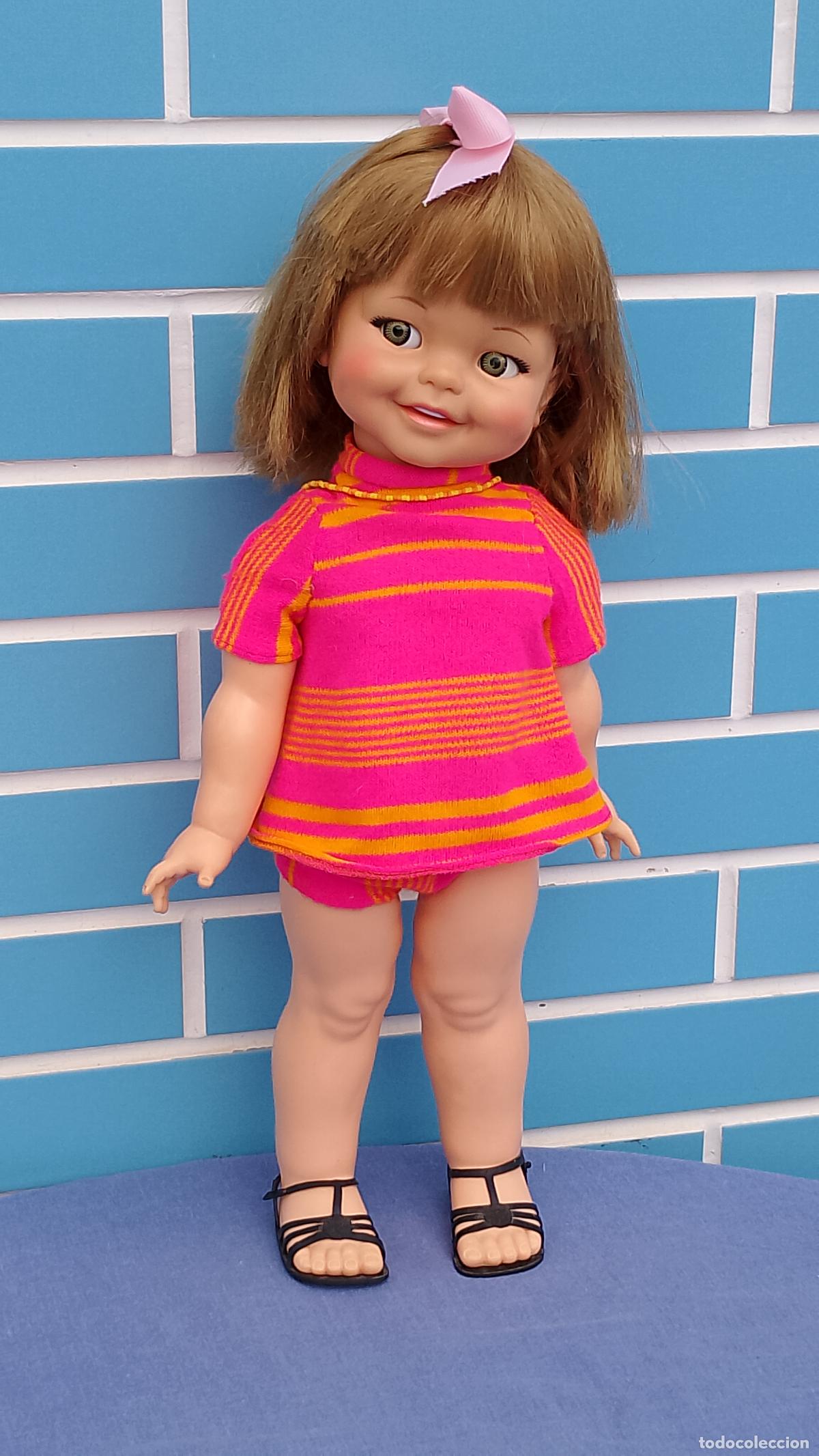 Moderne spanische Puppen: Antigua mu&ntilde;eca americana Giggles de Ideal Toy a&ntilde;os 60