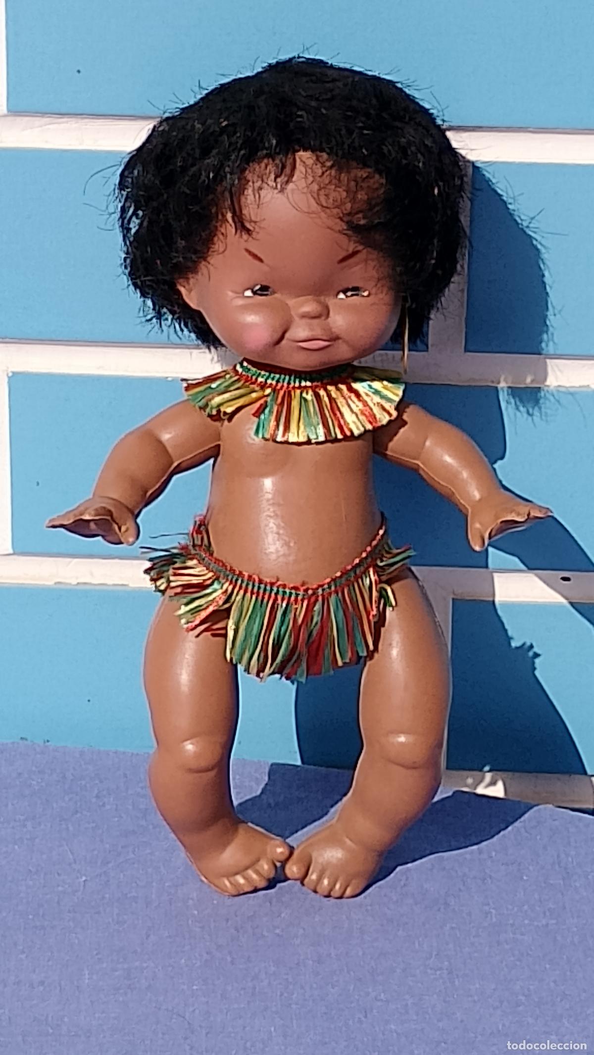 Bonecas Espanholas Modernas: Antigua mu&ntilde;eca Pillina negra de Silqui