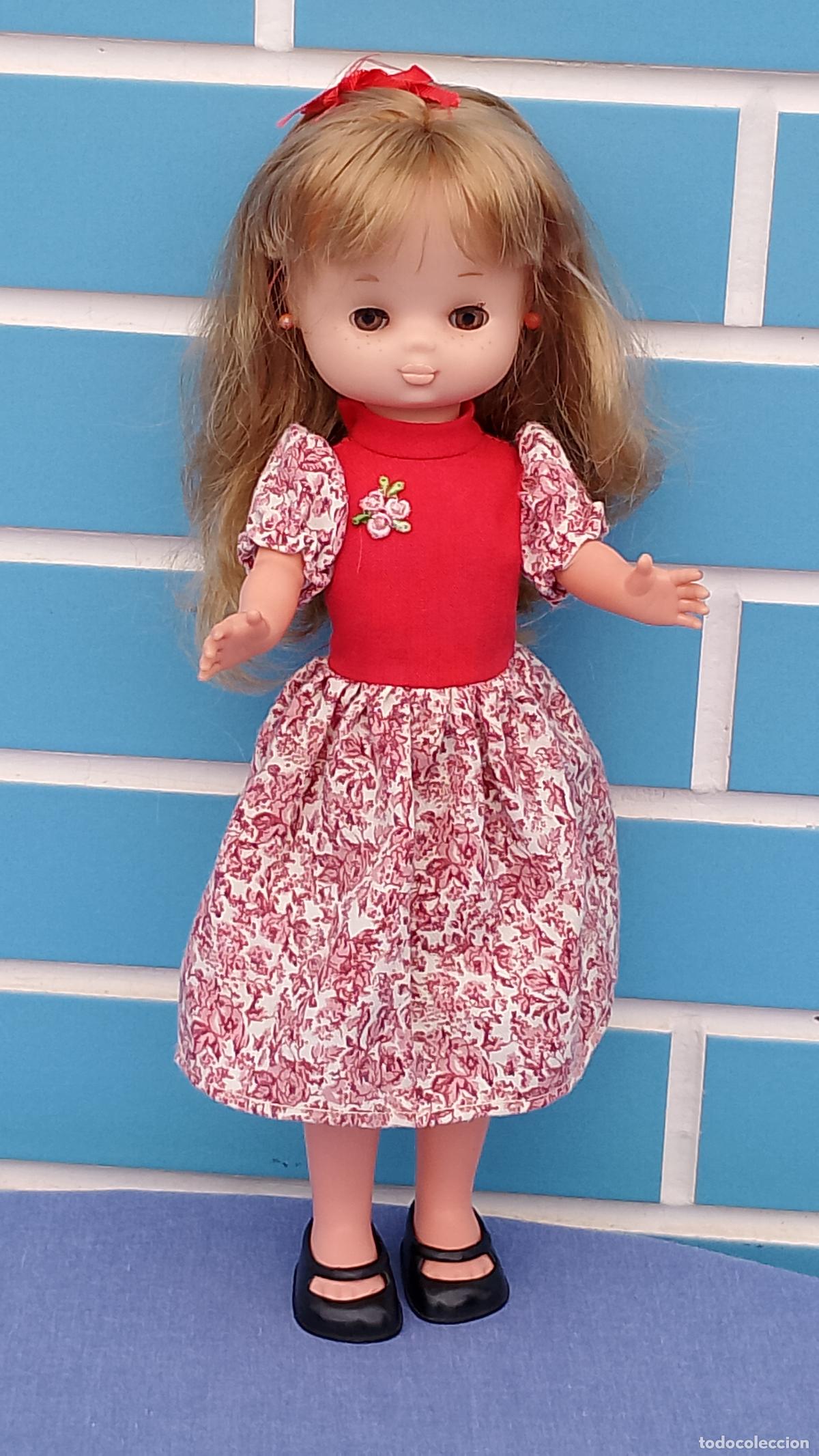 Modern Spanish Dolls: Antigua mu&ntilde;eca Lesly de Famosa de los a&ntilde;os 70, hermana de Nancy, con vestido Gala