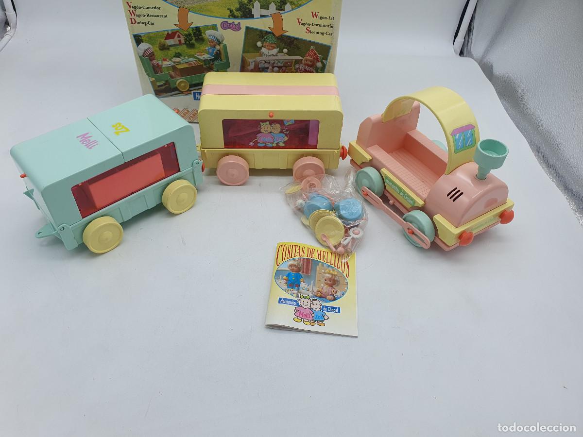 Mu&ntilde;ecas espa&ntilde;olas modernas: CHABEL - HERMANITOS DE CHABEL TREN TRANSFORMABLE DE FEBER - Foto 3