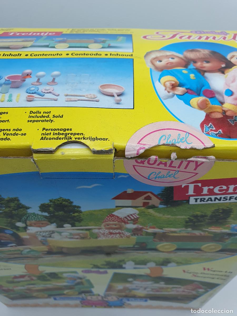 Mu&ntilde;ecas espa&ntilde;olas modernas: CHABEL - HERMANITOS DE CHABEL TREN TRANSFORMABLE DE FEBER - Foto 8