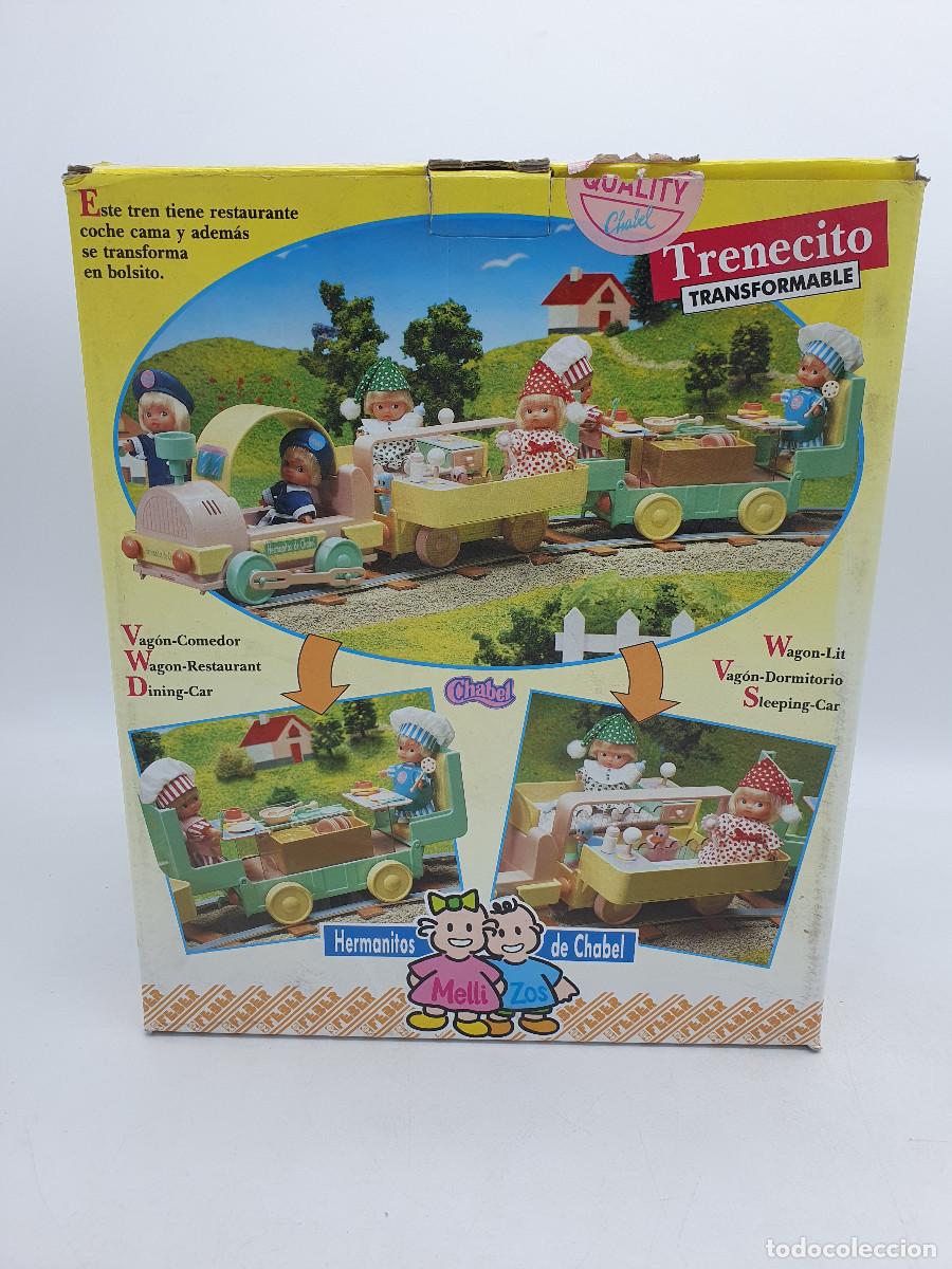 Mu&ntilde;ecas espa&ntilde;olas modernas: CHABEL - HERMANITOS DE CHABEL TREN TRANSFORMABLE DE FEBER - Foto 1