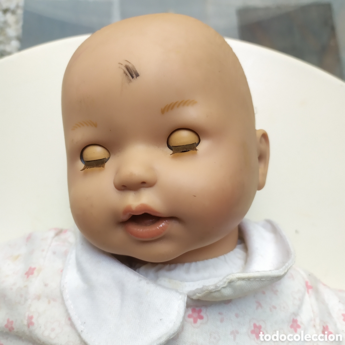 Mu&ntilde;ecas espa&ntilde;olas modernas: Antigua mu&ntilde;eca Llorens (requiere limpieza) - Foto 2