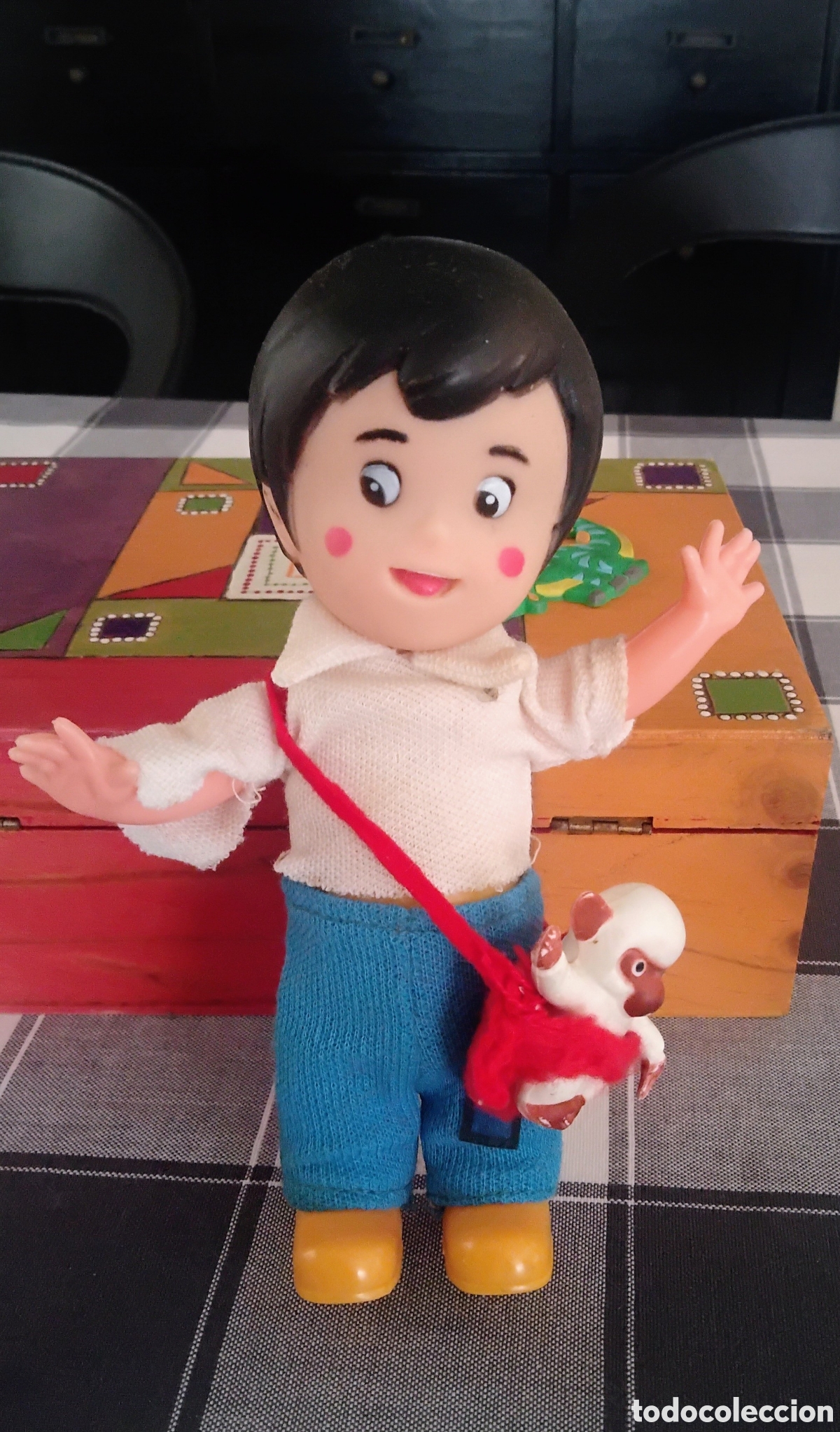 Mu&ntilde;ecas espa&ntilde;olas modernas: MU&Ntilde;ECO LLAMADO MARCO CON SU MONO SERIE TV A&Ntilde;OS 80
