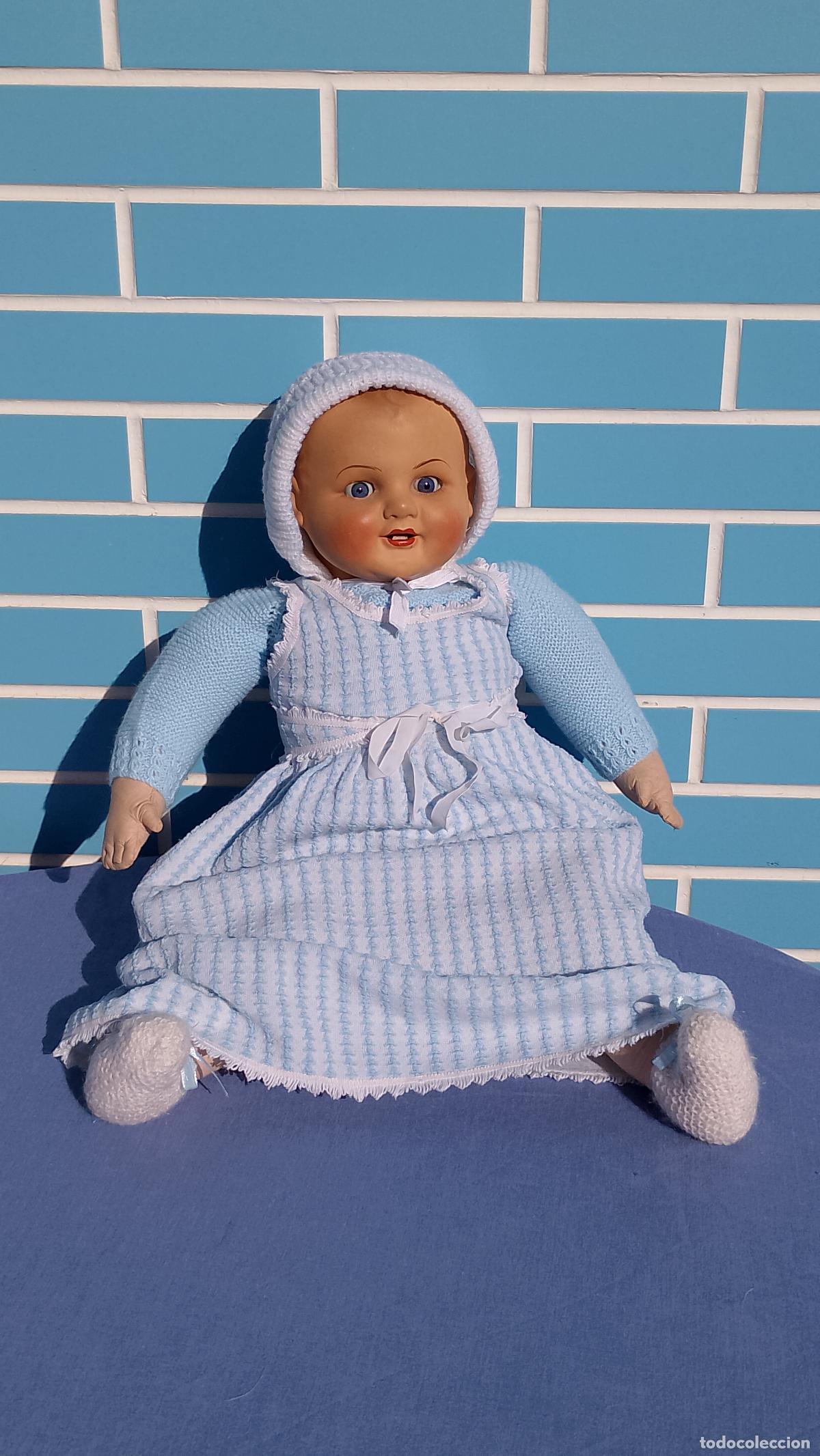 Mu&ntilde;ecas espa&ntilde;olas modernas: Antiguo mu&ntilde;eco beb&eacute; de composici&oacute;n