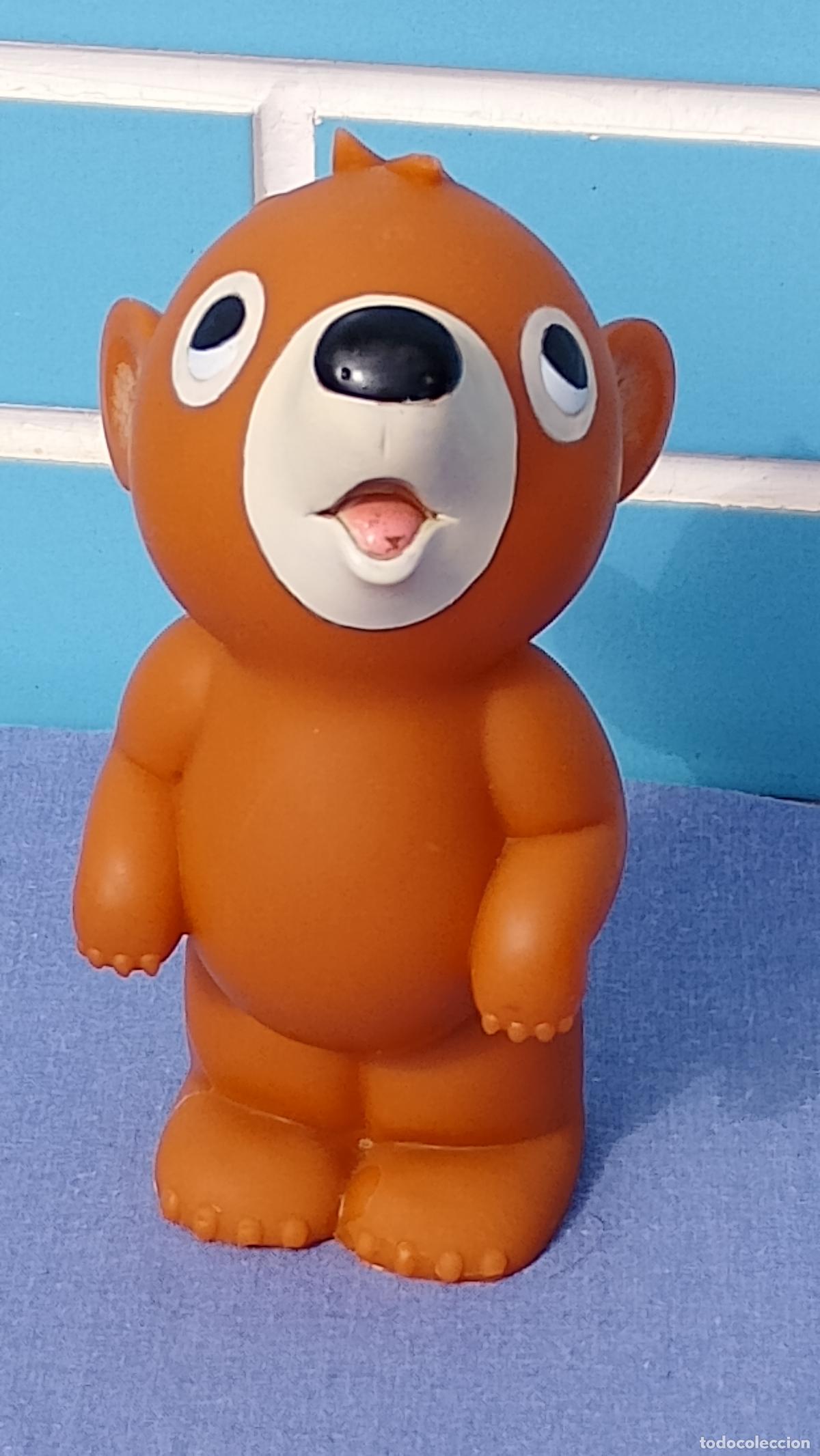 Mu&ntilde;ecas espa&ntilde;olas modernas: Antiguo mu&ntilde;eco Oso Jackie del Bosque de Tallac de b.b. UNICO EN TODOCOLECCION