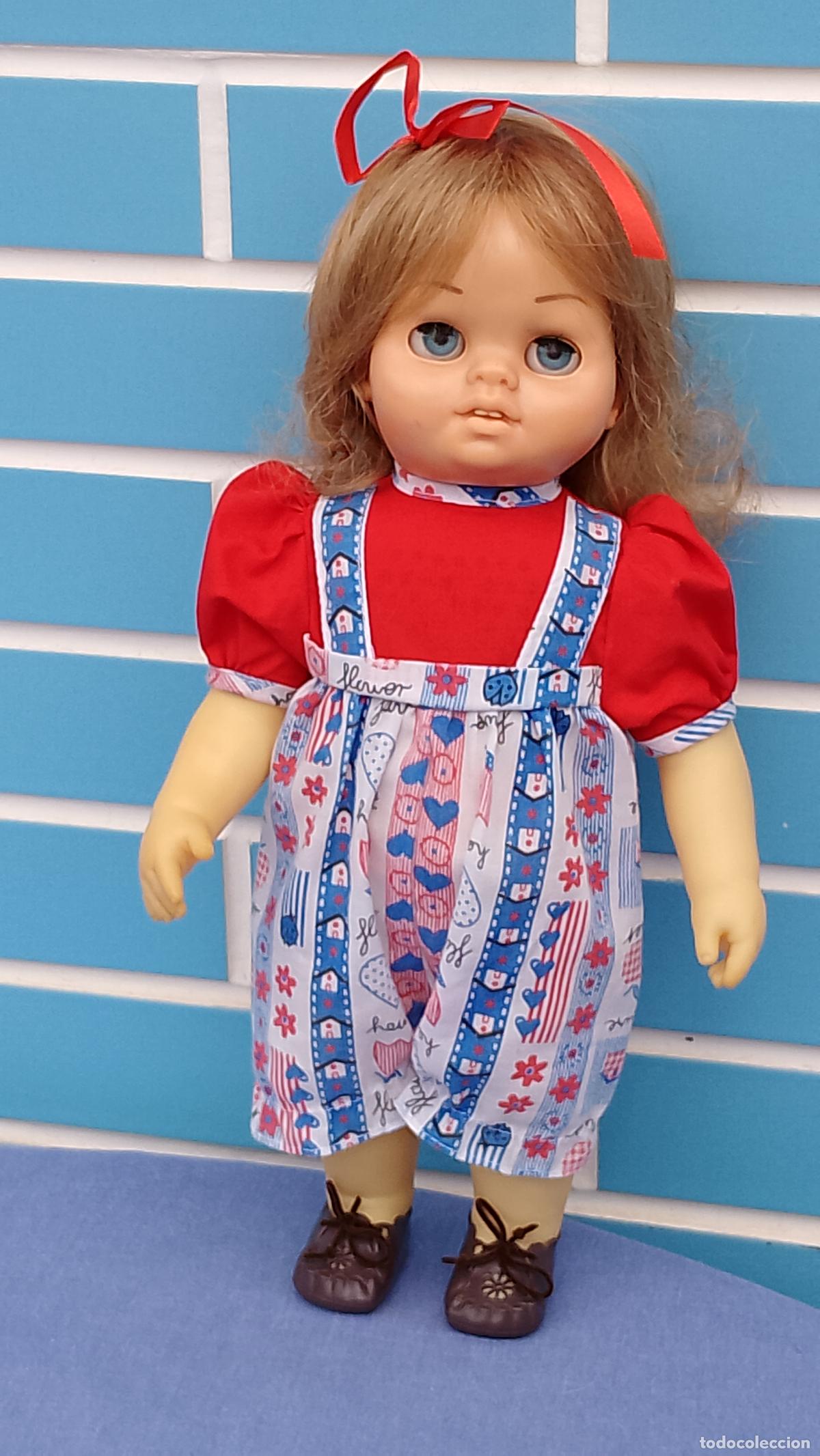 Mu&ntilde;ecas espa&ntilde;olas modernas: Antigua mu&ntilde;eca americana Tiny Chatty Baby de Mattel a&ntilde;os 60