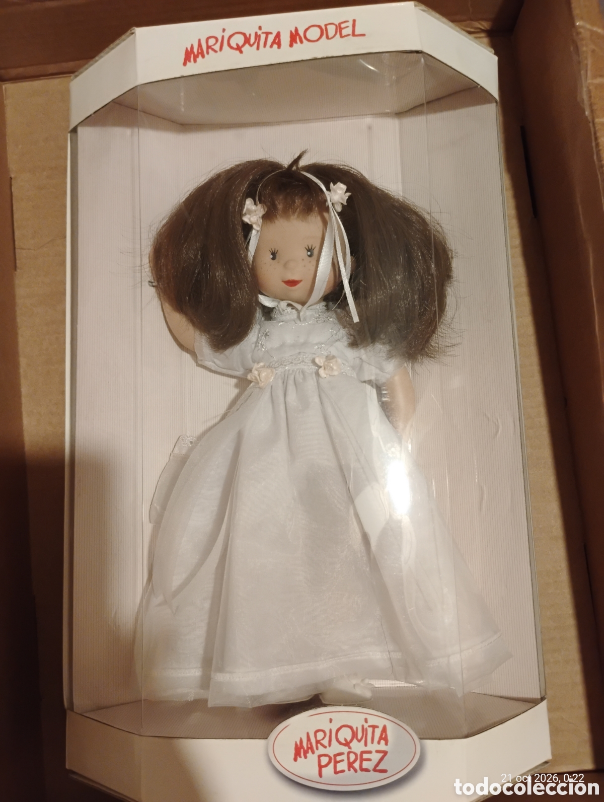 Mu&ntilde;ecas espa&ntilde;olas modernas: &diams;Mu&ntilde;eca Mariquita Model Comuni&oacute;n (Mariquita P&eacute;rez) - Nueva en caja - PRECINTADA / SIN ABRIR