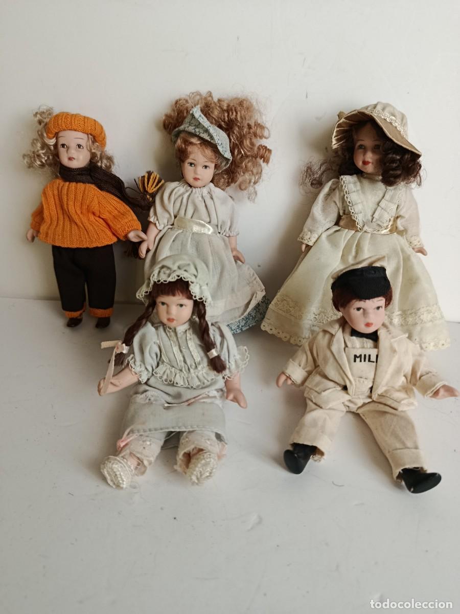 Mu&ntilde;ecas espa&ntilde;olas modernas: 5 MU&Ntilde;ECAS DE PORCELANA PARA CASA DE MU&Ntilde;ECAS