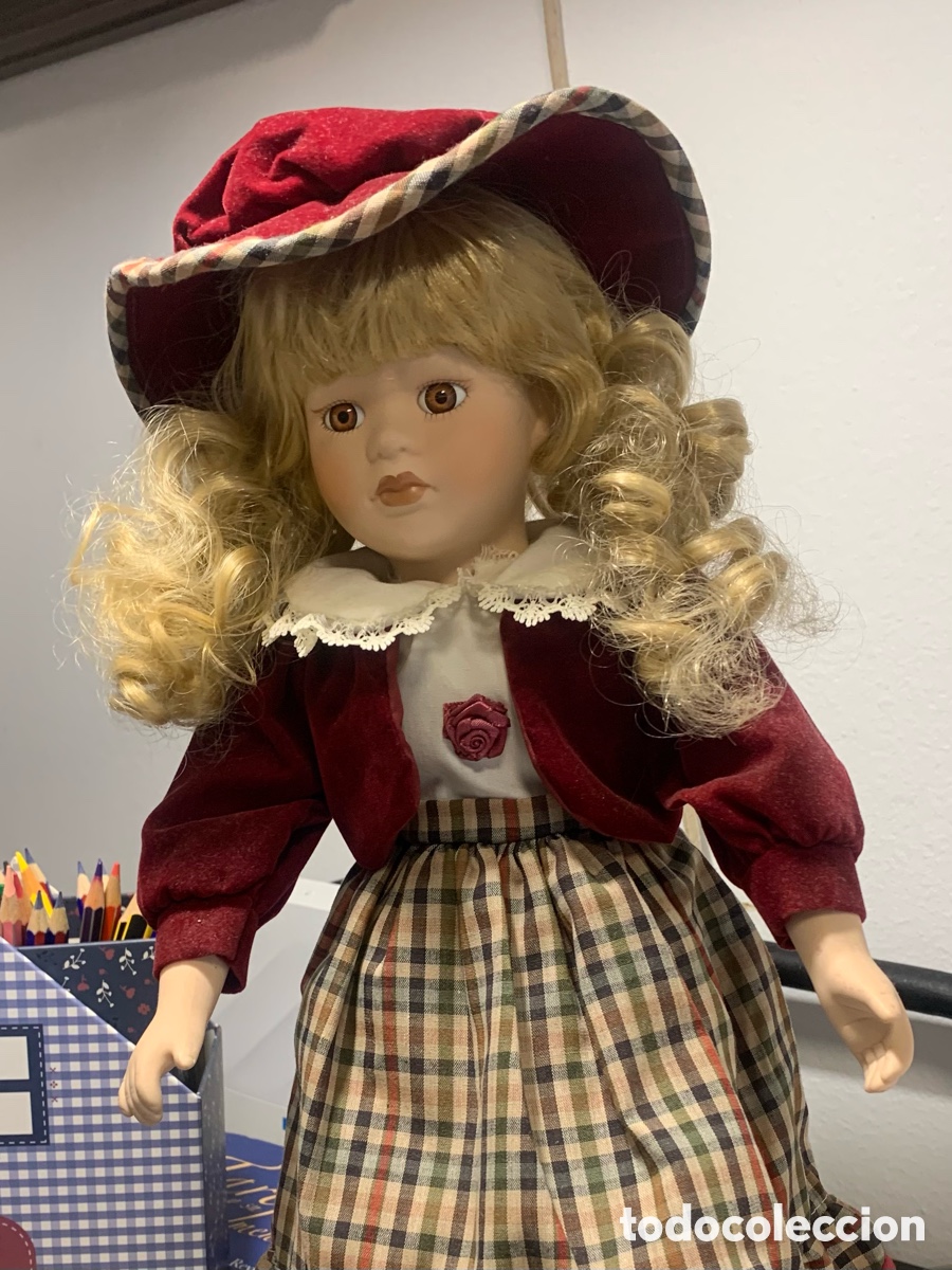 Mu&ntilde;ecas espa&ntilde;olas modernas: Mu&ntilde;eca Annie porcelana - Foto 3