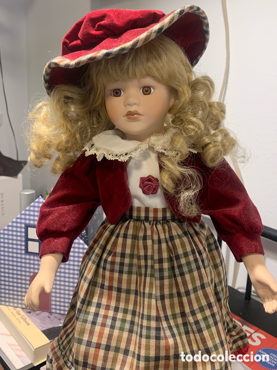 Mu&ntilde;ecas espa&ntilde;olas modernas: Mu&ntilde;eca Annie porcelana - Foto 1