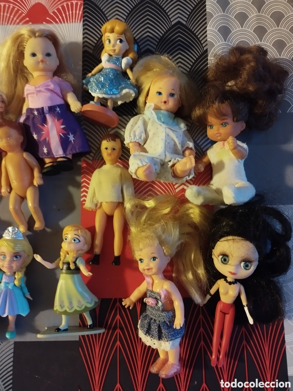 Mu&ntilde;ecas espa&ntilde;olas modernas: Lote mu&ntilde;equitos peque&ntilde;os vintage - Foto 2
