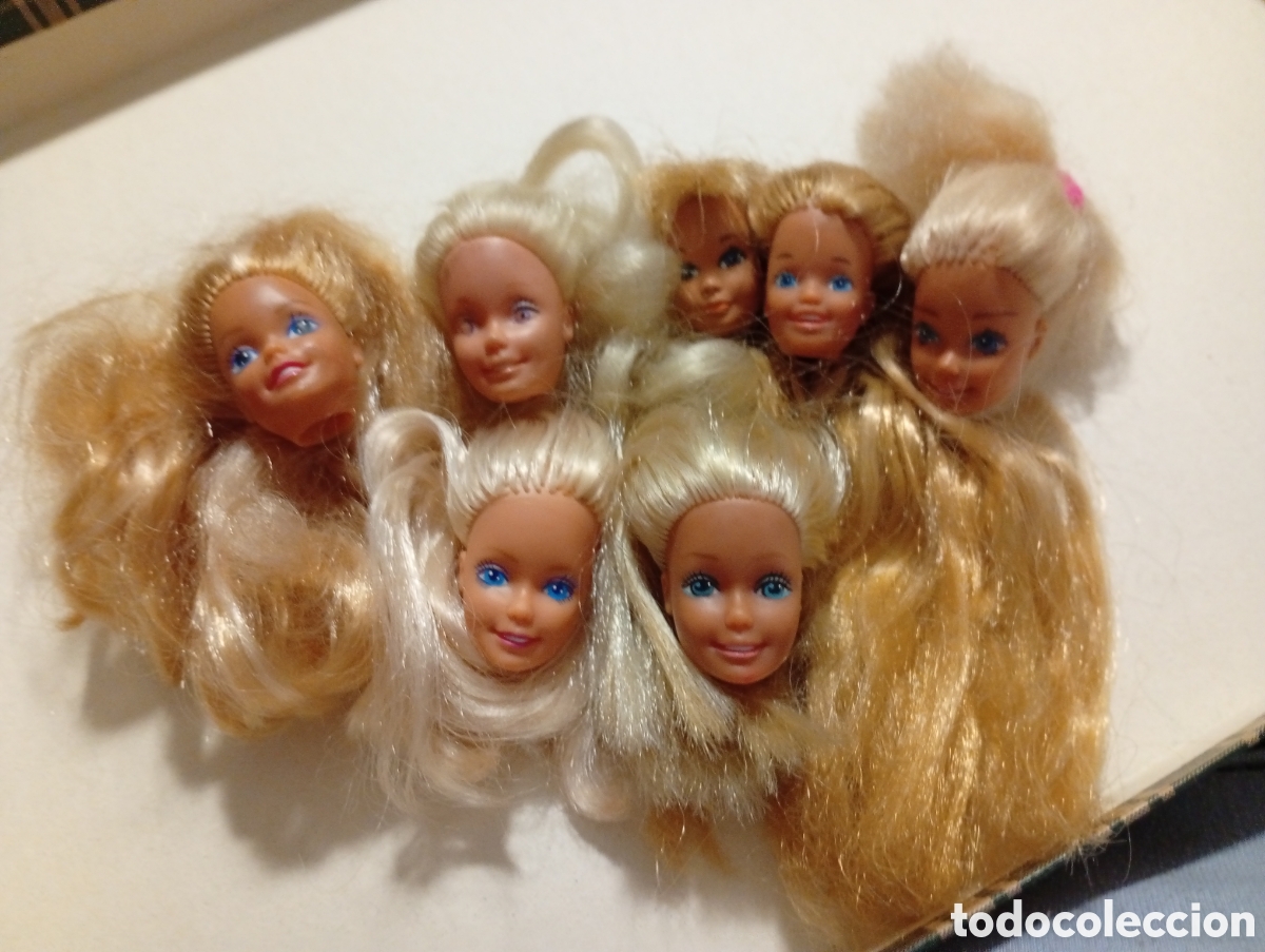 Mu&ntilde;ecas espa&ntilde;olas modernas: Cabezas Barbie Spain buen estado
