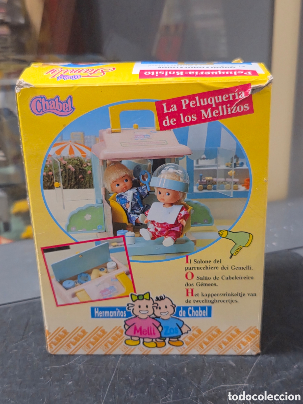 Mu&ntilde;ecas espa&ntilde;olas modernas: CHABEL LA PELUQUERIA DE LOS MELLIZOS EN CAJA ORIGINAL TAL CUAL