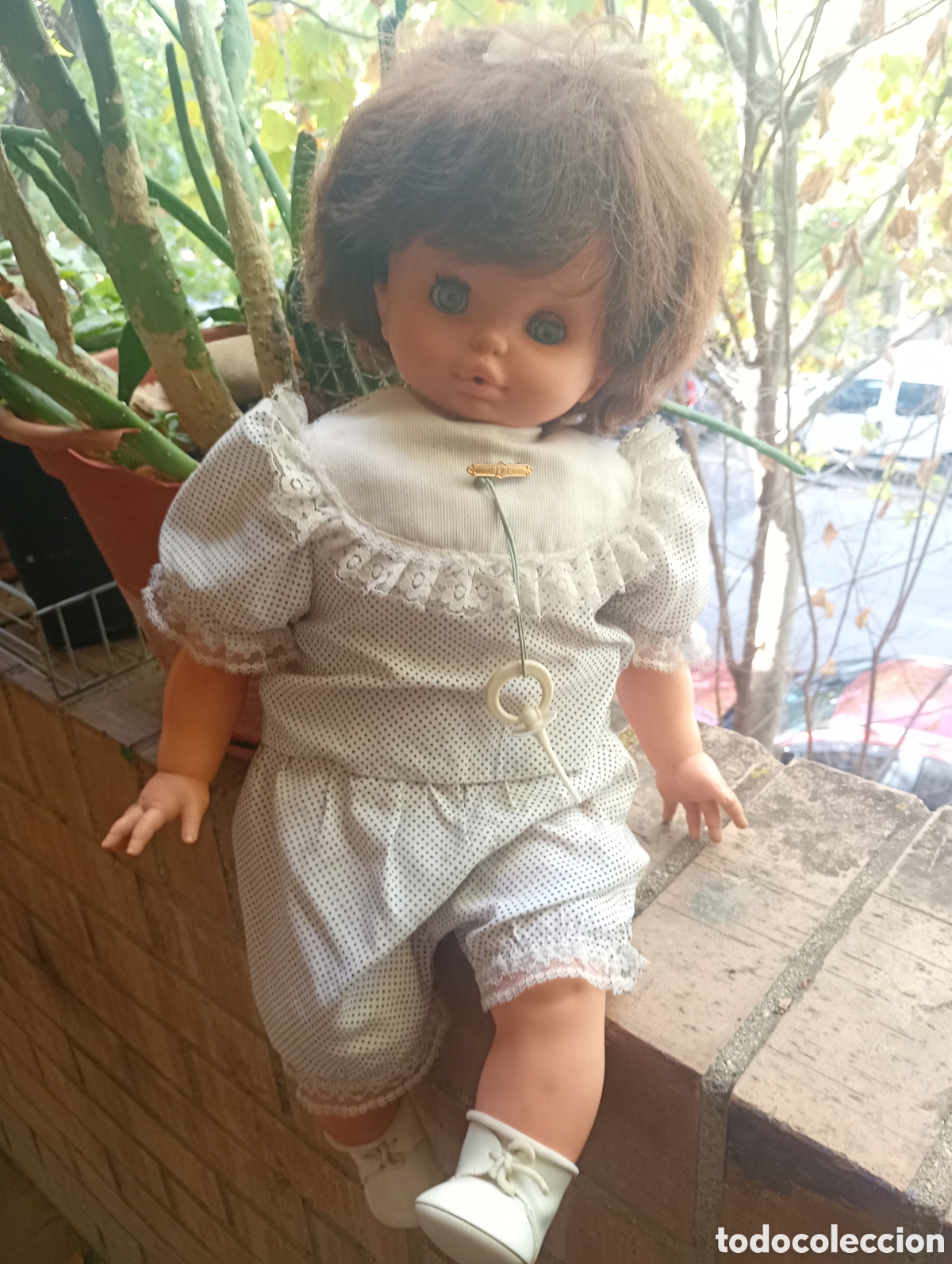 Mu&ntilde;ecas espa&ntilde;olas modernas: PIEZA DE MUSEO &bull; Antigua Mu&ntilde;eca PUCHERITOS de TOYSE (A&ntilde;os 70/80) - 100% COMPLETA de Origen (Con V