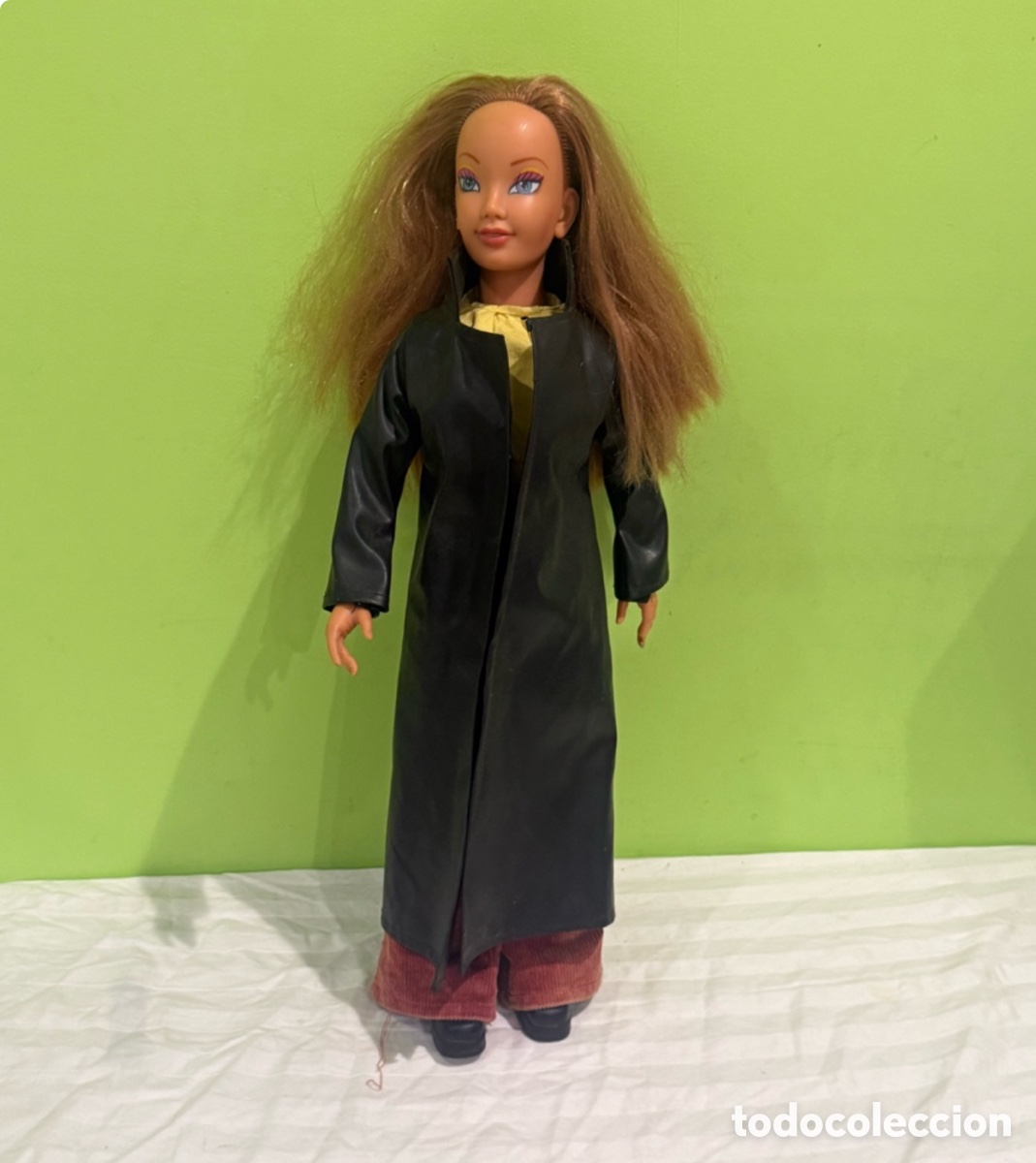 Mu&ntilde;ecas espa&ntilde;olas modernas: Mu&ntilde;eca Jesmar articulada pelirroja vintage a&ntilde;os 90. 50 cm, vestidos originales.